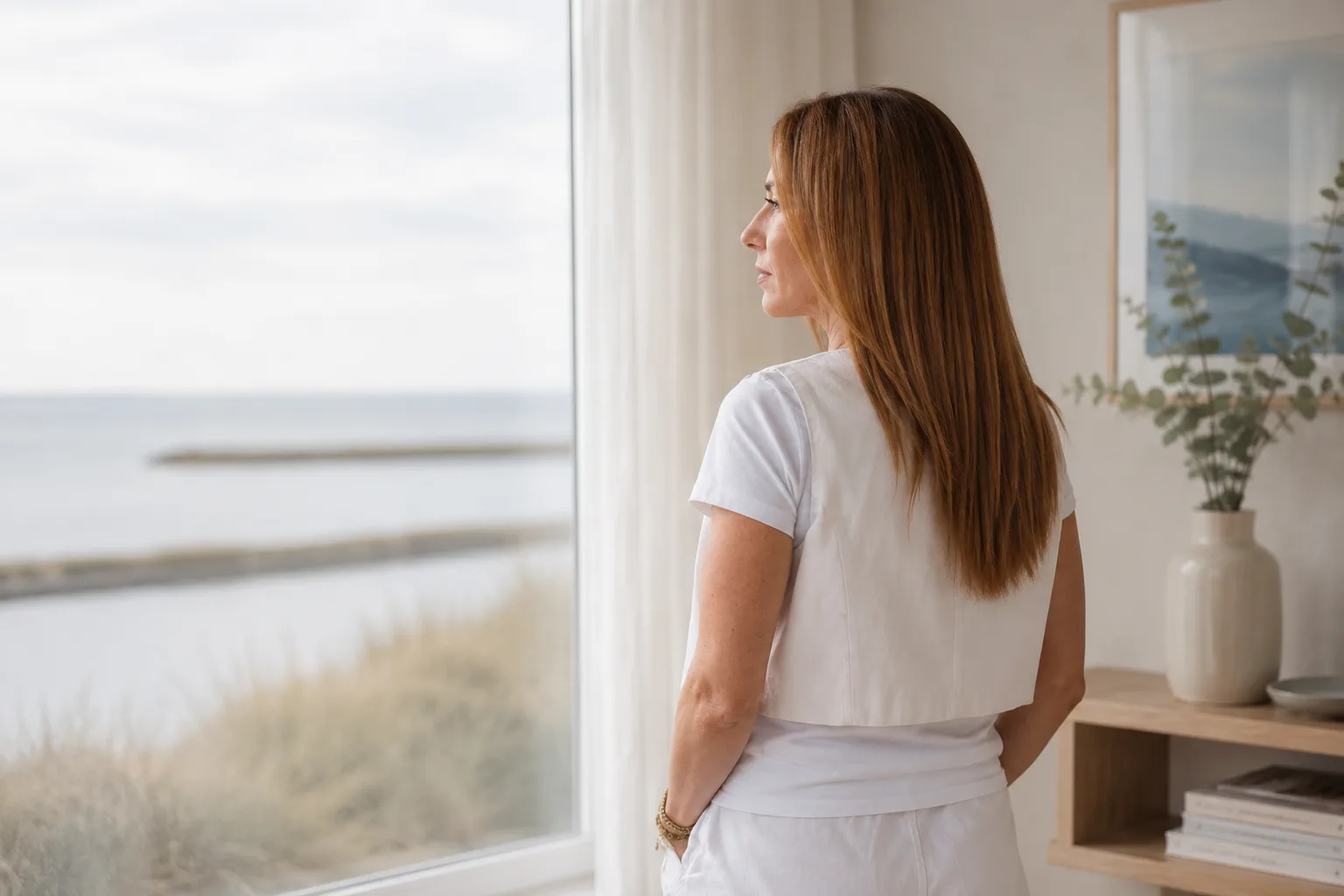 Ruhiger Moment am Fenster